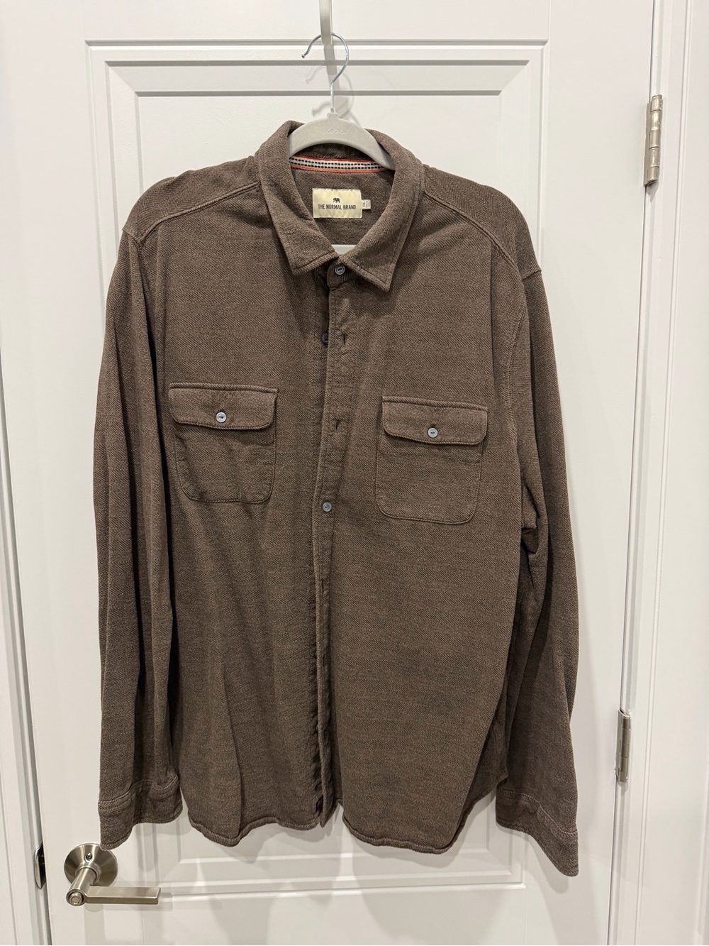 The Normal Brand Textured Knit Shirt- Java